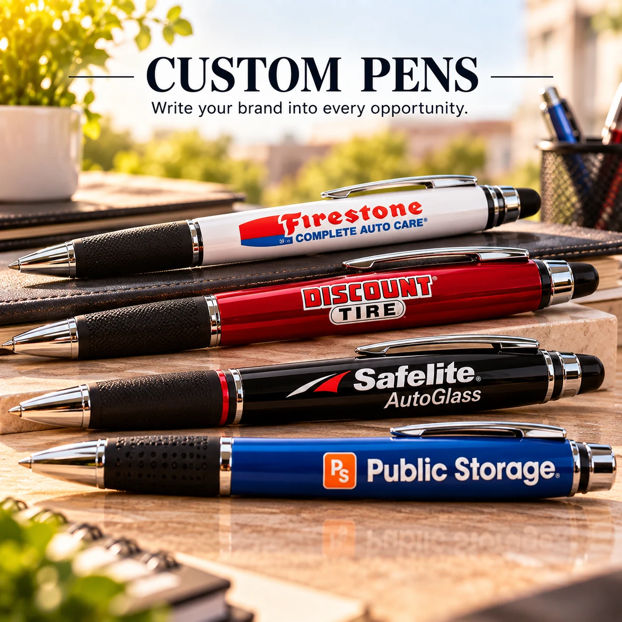 Custom Pens produced by MugsLab for customers across the USA